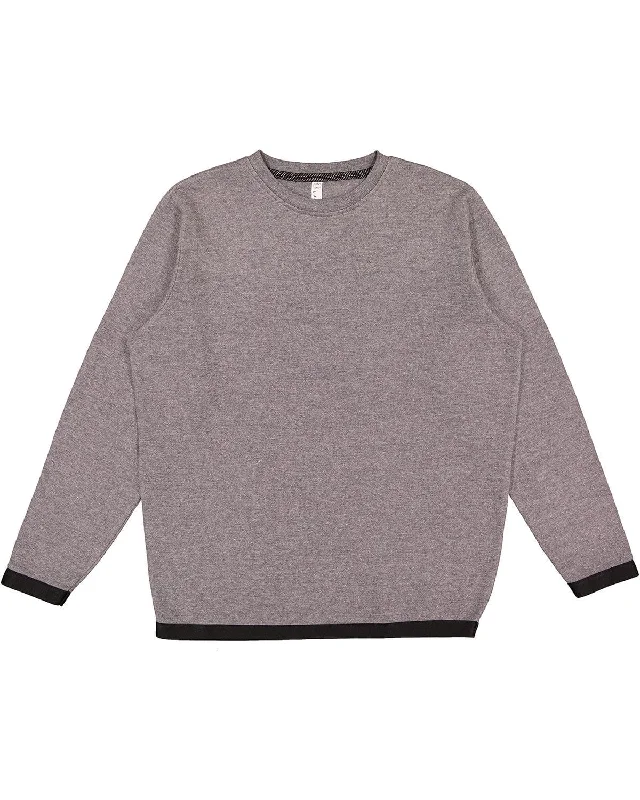 Lowest Rates LAT Statement Fleece Crew Sweatshirt | Granite Hth/ Blk