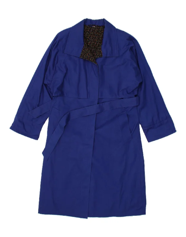 Weekend-Only Price Drops INCOM Womens Loose Fit Overcoat IT 46 Large Blue