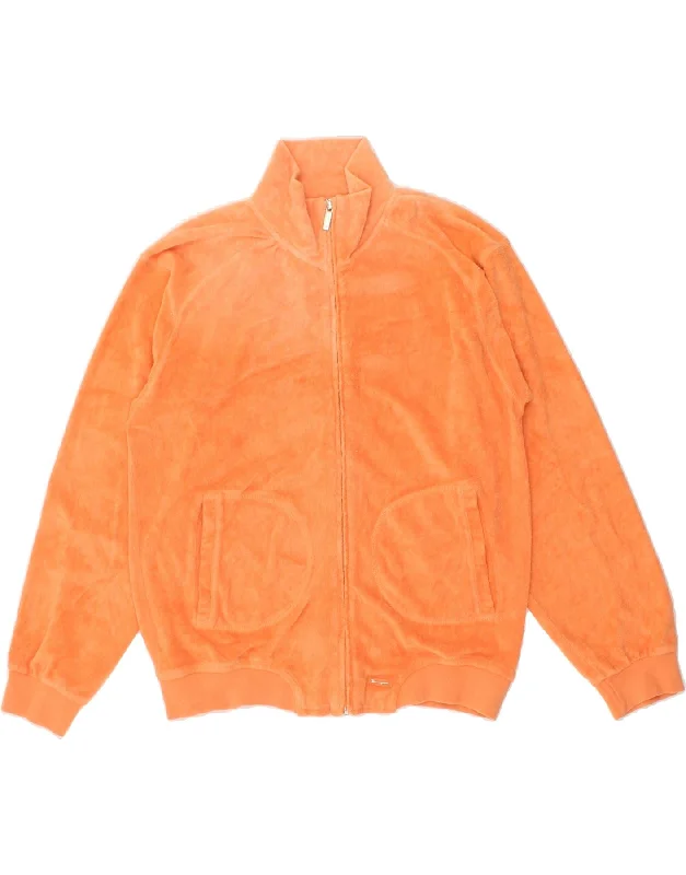 Weekend Deals That Excite CHAMPION Womens Fleece Jacket UK 10 Small Orange Cotton