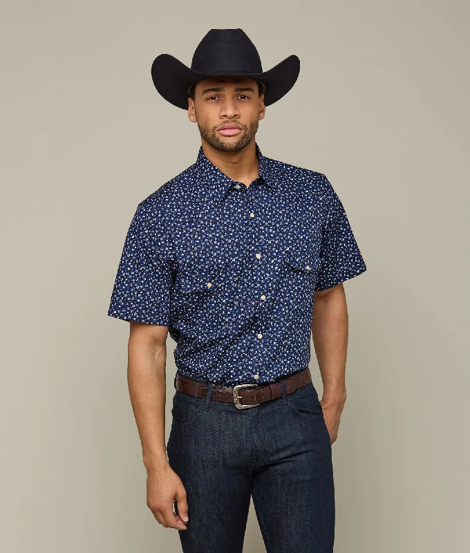 Final Offer Austin :: Blue/White Floral Print