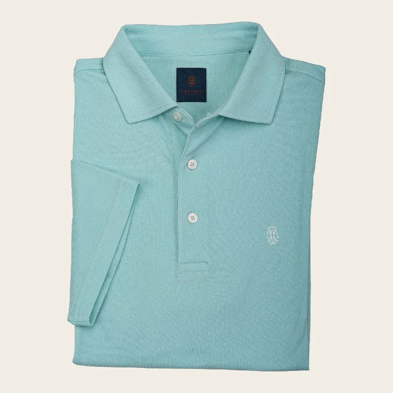 Weekend Discounts to Relish Mint Pique Polo Shirt
