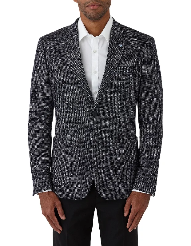 Weekend Steals Await Zeller Sportscoat - Navy Melange