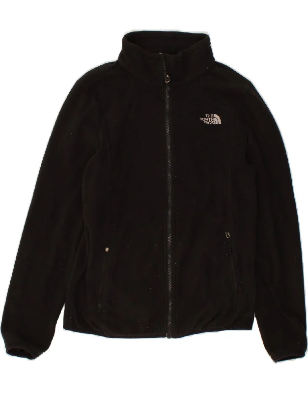 Flash Deal THE NORTH FACE Womens Fleece Jacket UK 12 Medium Black Polyester