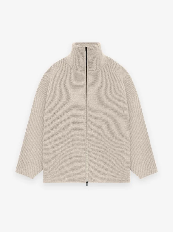 Major Deal Heavy Ottoman Full Zip Sweater