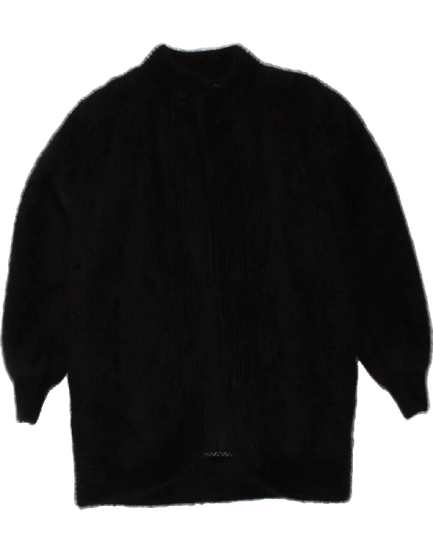 Weekend Discounts to Indulge In KEOMI Womens Knit Open Overcoat UK 14 Medium Black Angora Weekend Discounts to Indulge In KEOMI Womens Knit Open Overcoat UK 14 Medium Black Angora