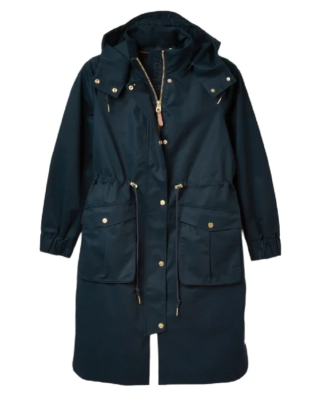 Steals and Deals Joules Harpsden Waterproof Long Raincoat With Hood