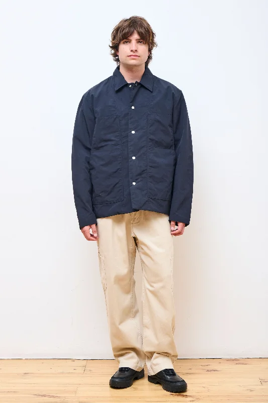 Today Only Pelle Waxed Nylon Insulated Jacket Dark Navy