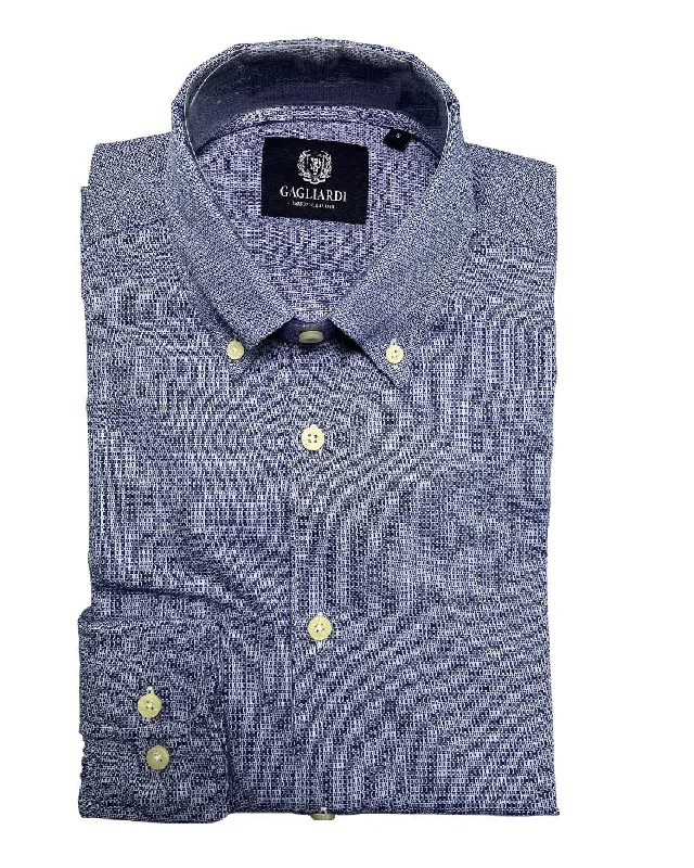 Weekend Deals That Spark Navy Geometric Button Down Shirt