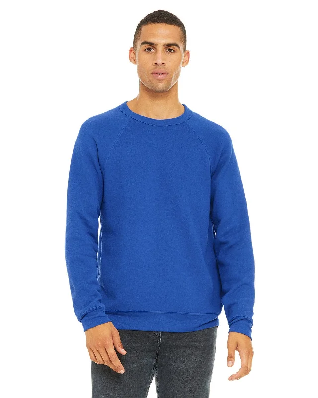 Great Deal Bella+Canvas Triblend Unisex Crewneck Sweatshirt | True Royal