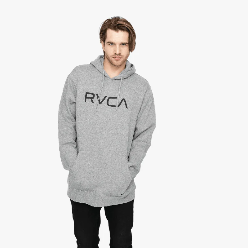 Weekend Shopping Bliss Rvca Mens Big Rvca Hoodie Pullover Heather Grey