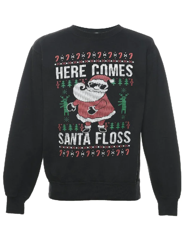 Weekend Discounts to Delight Santa Claus Christmas Sweatshirt - S