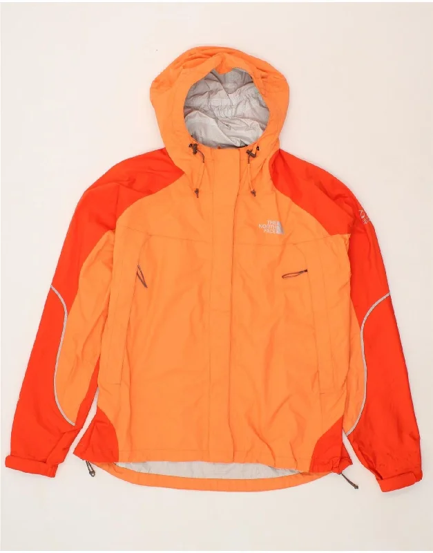 Weekend Bargains to Grab THE NORTH FACE Womens Hyvent Hooded Rain Jacket UK 18 XL Orange Weekend Bargains to Grab THE NORTH FACE Womens Hyvent Hooded Rain Jacket UK 18 XL Orange