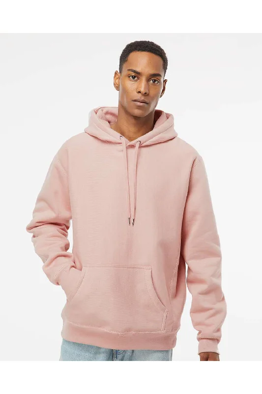Hurry In Independent Trading Co. Mens Legend Hooded Sweatshirt Hoodie w/ Pouch Pocket - Dusty Pink Hurry In Independent Trading Co. Mens Legend Hooded Sweatshirt Hoodie w/ Pouch Pocket - Dusty Pink