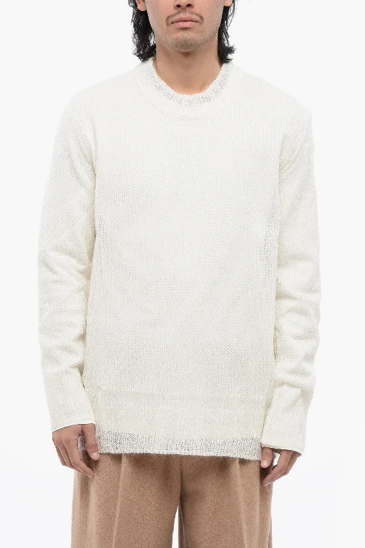 Weekend Discounts to Enjoy Jil Sander Crewneck Double-Layer Sweater