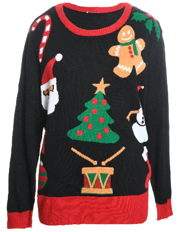 Don't Miss Out Santa Claus Christmas Jumper - L