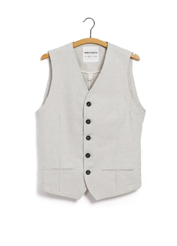 Weekend Special DANIEL | Casual Waistcoat | Natural Flax
