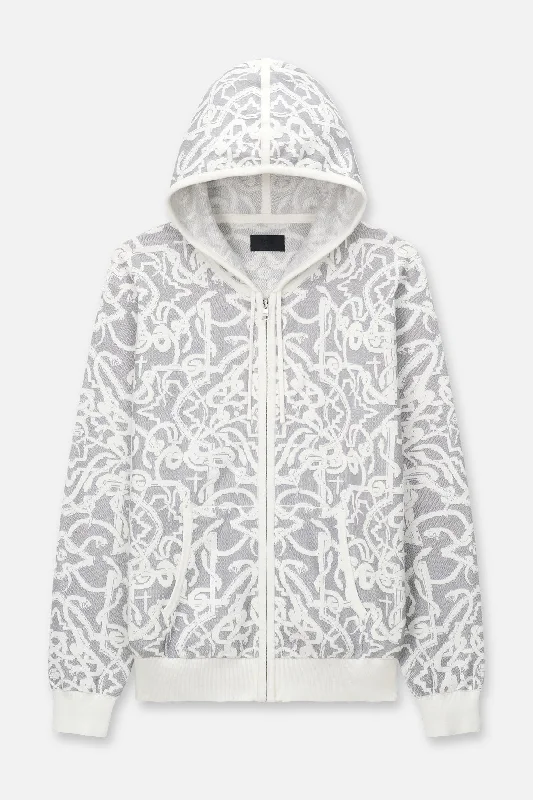 Special Discount ALIKA HOODIE | GREY EXOTIC SNAKE