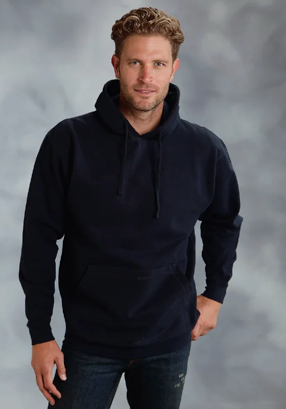 Weekend Bargains to Enjoy Ouray Mens Navy 100% Cotton USA Hoodie