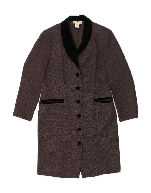 Weekend Discounts to Delight VINTAGE Womens Longline 6 Button Blazer Jacket EU 46 XL Grey Polyester Weekend Discounts to Delight VINTAGE Womens Longline 6 Button Blazer Jacket EU 46 XL Grey Polyester
