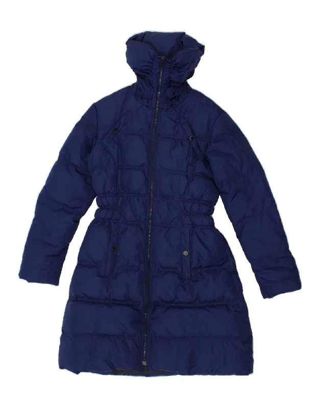 Weekend Savings Sensation CALVIN KLEIN Womens Padded Coat UK 20 2XL Blue Polyester