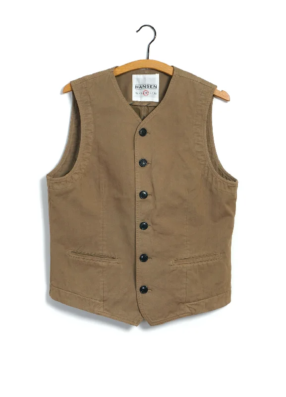 Weekend Shopping Extravaganza KAJ | Casual Waistcoat | Classic Beige