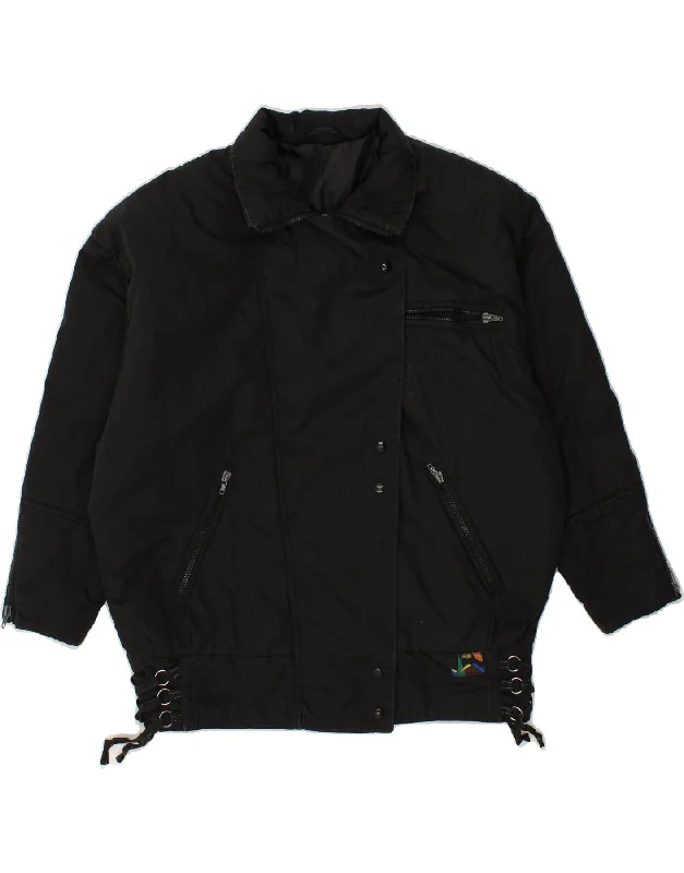 Weekend Offers That Amaze TREND Womens Bomber Jacket UK 14 Medium Black