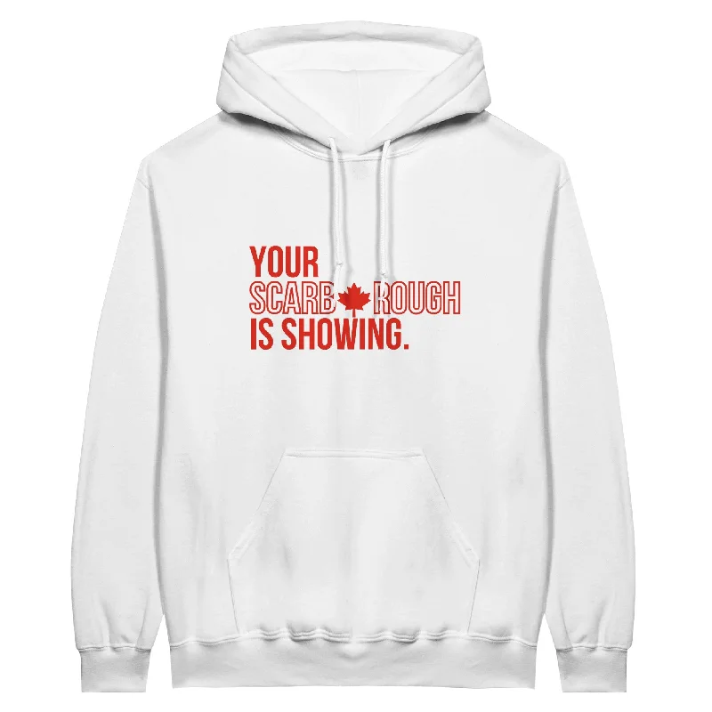 Mega Discount "Your Scarborough is Showing" Classic Unisex Pullover Hoodie - Canada Day Edition Mega Discount "Your Scarborough is Showing" Classic Unisex Pullover Hoodie - Canada Day Edition