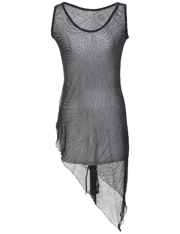 Special Discount Sheer Black Dress - S