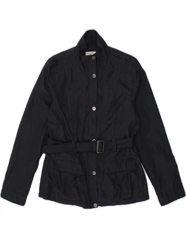 Weekend Specials to Love DACK'S Womens Windbreaker Jacket UK 14 Large Navy Blue Polyester Weekend Specials to Love DACK'S Womens Windbreaker Jacket UK 14 Large Navy Blue Polyester