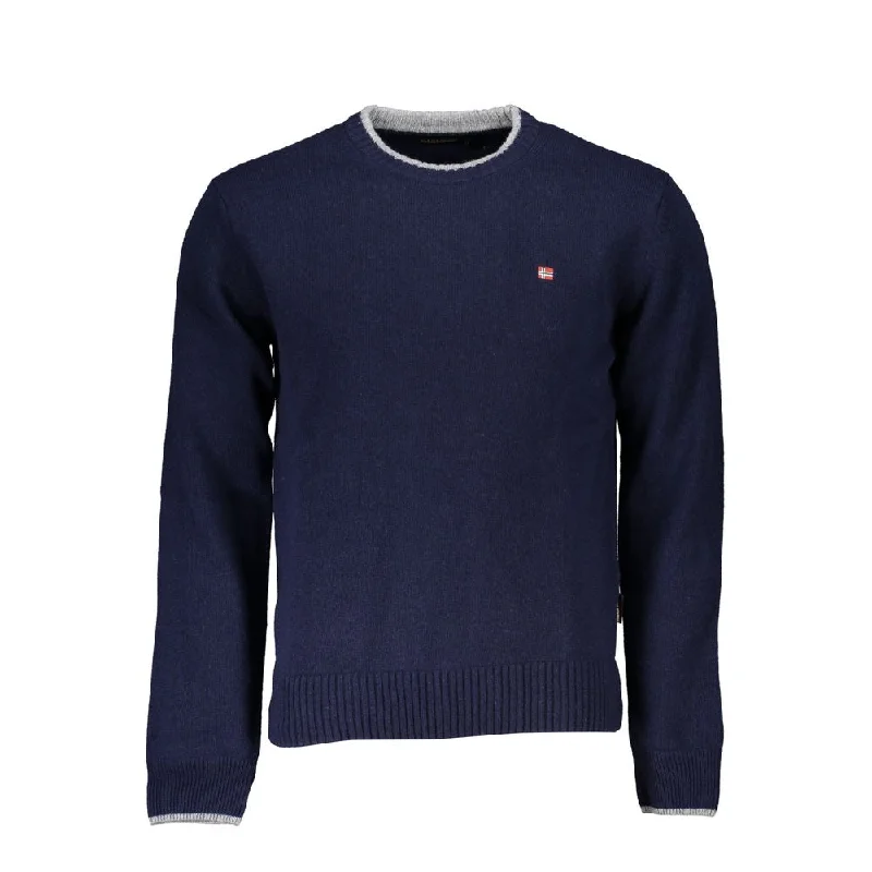 Weekend Deals That Dazzle Napapijri Sleek  Crew Neck Embroide Men's Sweater