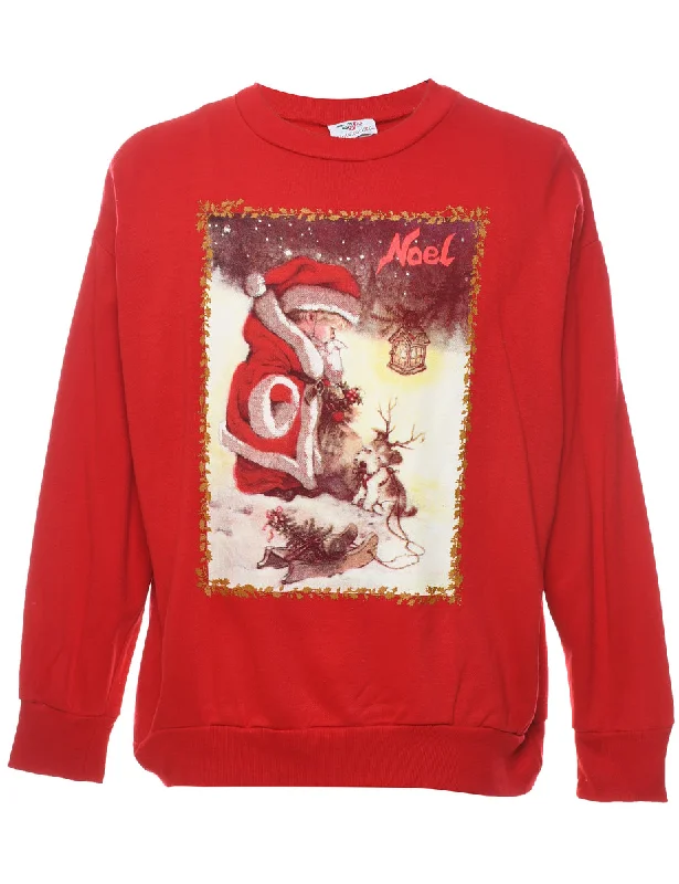Amazing Value Santa Claus Noel Christmas Sweatshirt - L