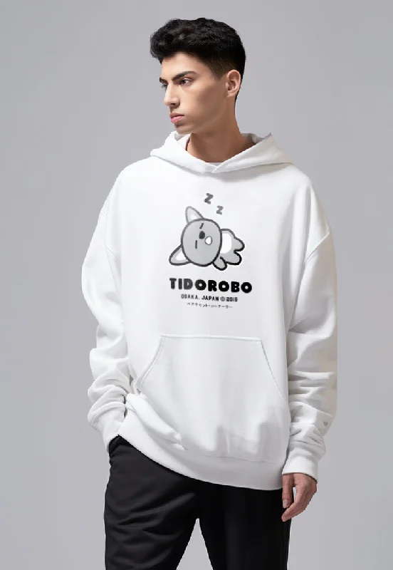 Now or Never MOA81 Hoodies Premium ScubaLux Anti Kusut Waterproof "Tido Nap" Putih Now or Never MOA81 Hoodies Premium ScubaLux Anti Kusut Waterproof "Tido Nap" Putih