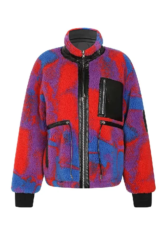 Quick Deals Sensor Reversible Fleece Jacket