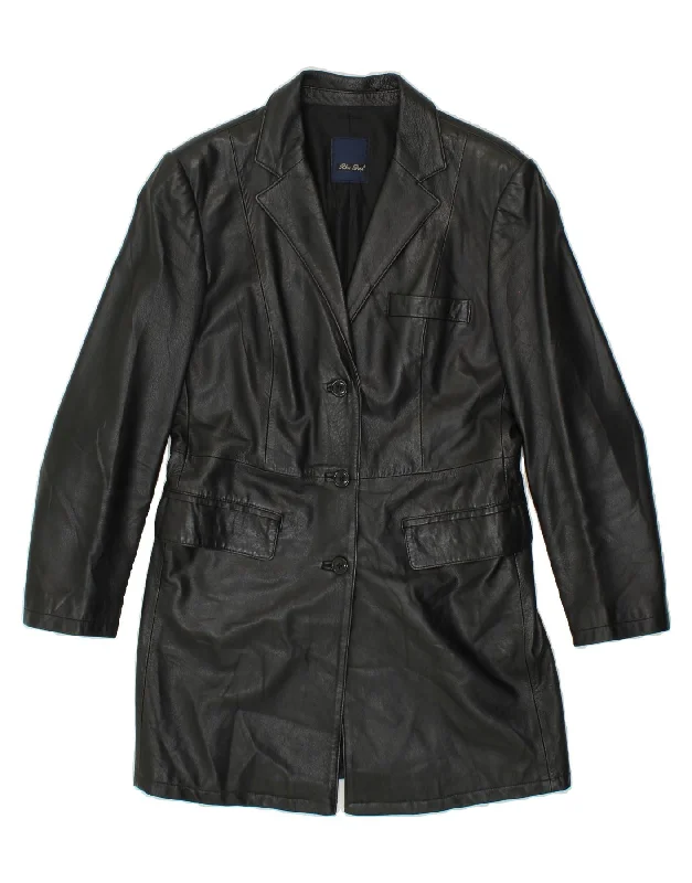 Weekend Specials Just for You VINTAGE Womens Leather Coat IT 44 Medium Black Leather Weekend Specials Just for You VINTAGE Womens Leather Coat IT 44 Medium Black Leather