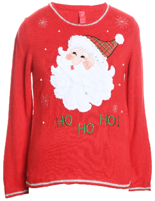 Crazy Deal Santa Claus Christmas Jumper - S