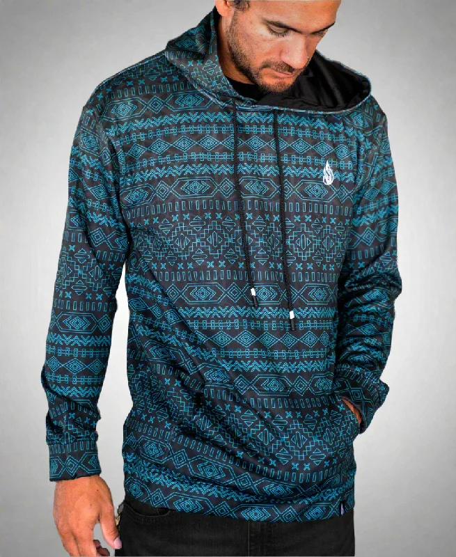 Midnight Madness Taos Pullover Hoodie by Threyda