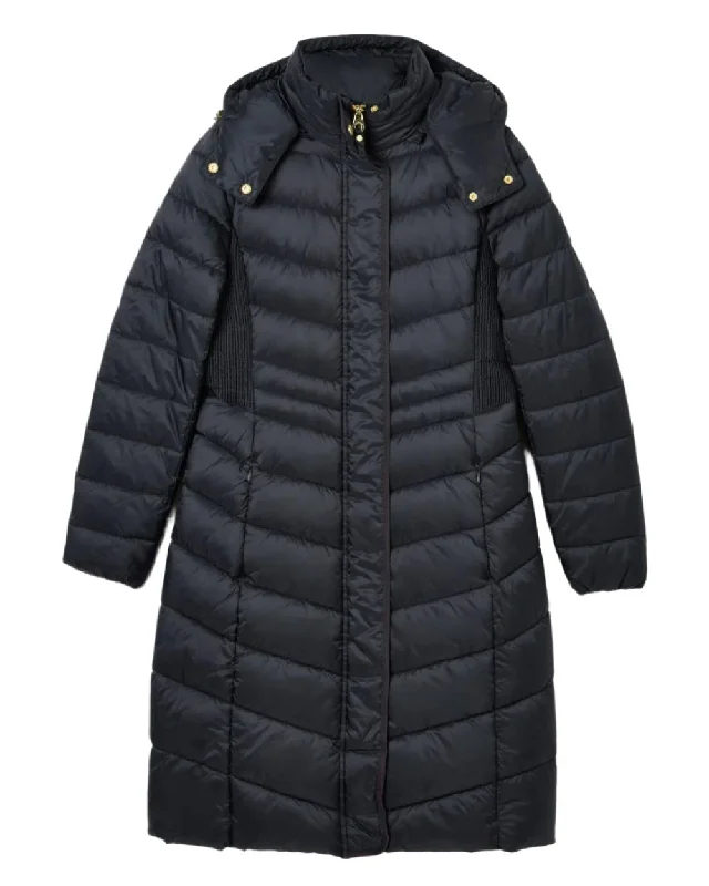 Shop and Save Joules Pembury Showerproof Longline Padded Coat