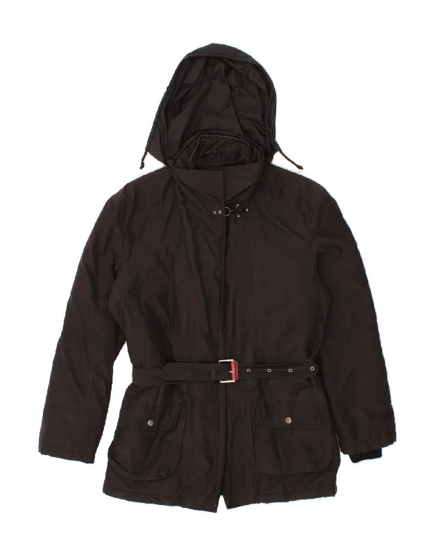 Weekend Discounts to Celebrate FAY Womens Hooded Windbreaker Jacket UK 12 Medium Black Weekend Discounts to Celebrate FAY Womens Hooded Windbreaker Jacket UK 12 Medium Black