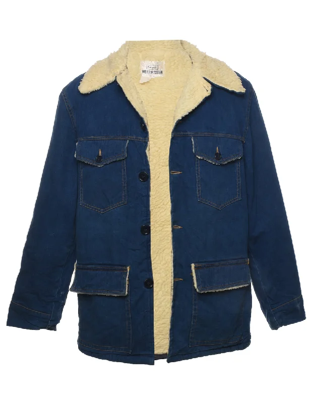Early Bird Sears Shearling Denim Jacket - L