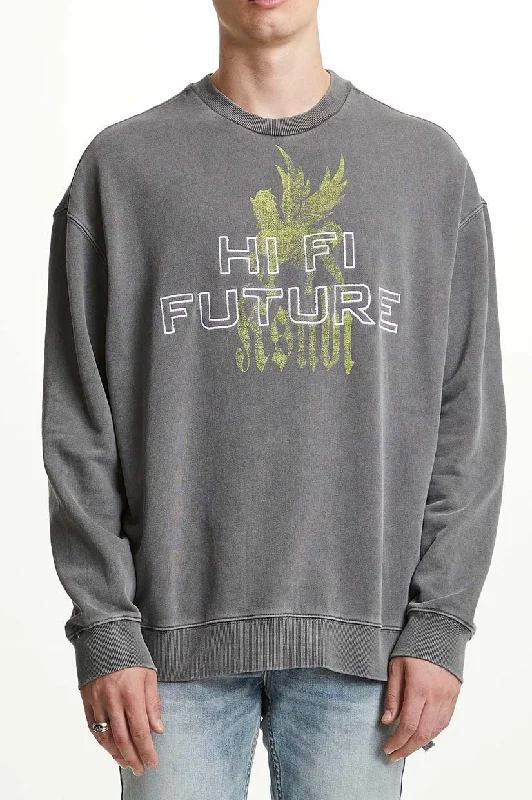 Weekend Shopping Bliss Ksubi High Horse Biggie Crew - Grey