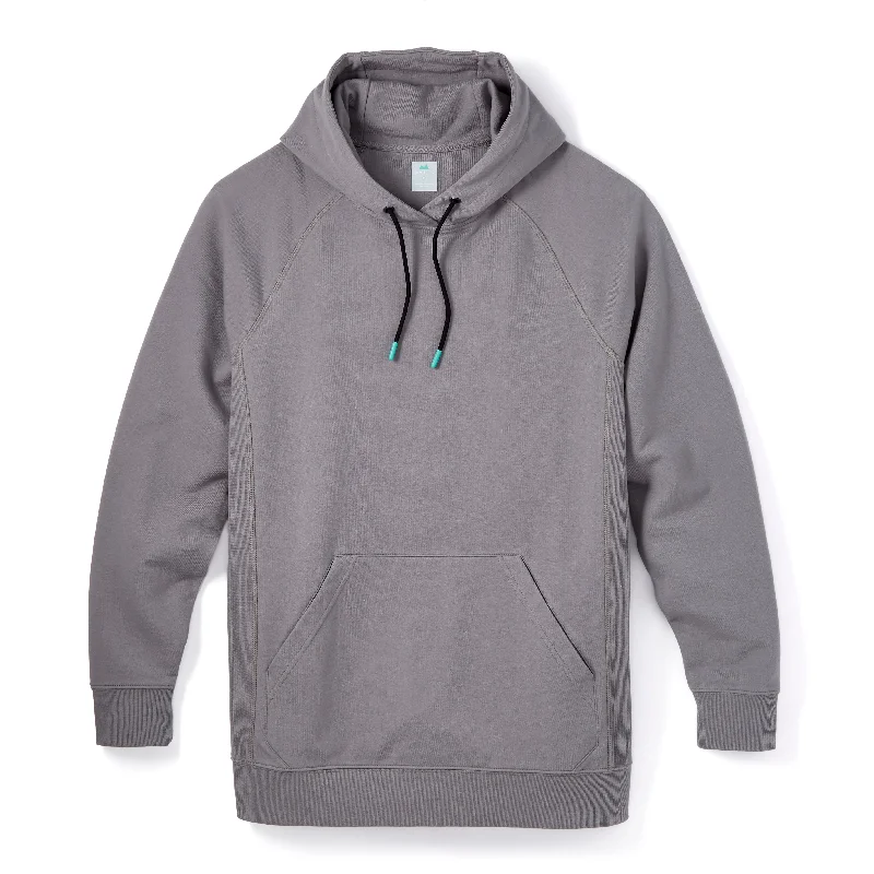 Weekend Savings Fiesta ACTive Knit Pullover Hoodie in Fog
