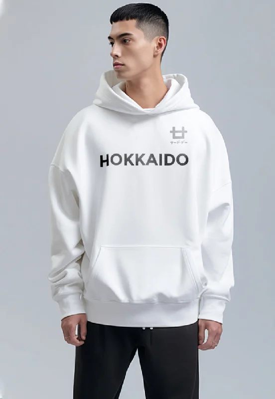 Mega Discount MOA80 Hoodies Premium ScubaLux Anti Kusut Waterproof "Hokkaido Logo" Putih Mega Discount MOA80 Hoodies Premium ScubaLux Anti Kusut Waterproof "Hokkaido Logo" Putih