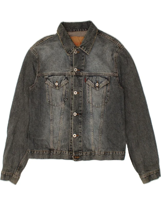 Weekend Specials to Grab MET Womens Denim Jacket UK 18 XL Blue Cotton