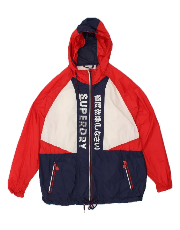Weekend Deals That Impress SUPERDRY Womens Graphic Hooded Rain Jacket UK 12 Medium Multicoloured Weekend Deals That Impress SUPERDRY Womens Graphic Hooded Rain Jacket UK 12 Medium Multicoloured