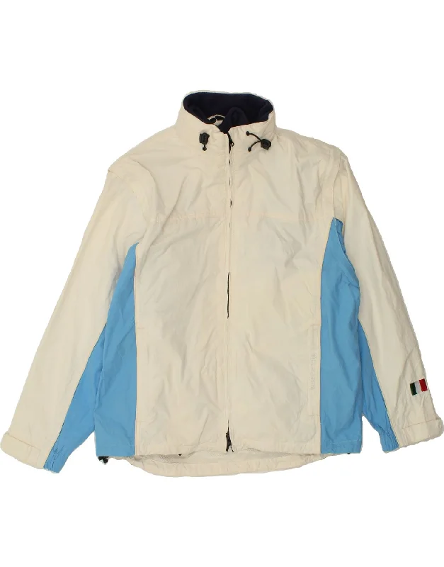 Weekend Specials to Cherish HUSQVARNA Womens Oversized Hooded Windbreaker Jacket UK 18 XL White Weekend Specials to Cherish HUSQVARNA Womens Oversized Hooded Windbreaker Jacket UK 18 XL White