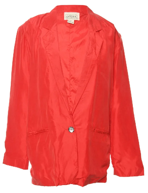 Flash Deal Silk Single Breasted Blazer - M