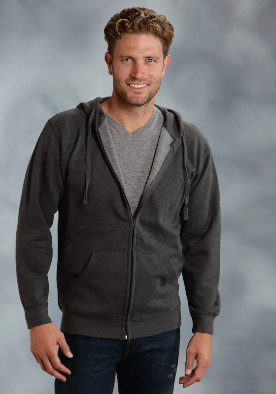 Weekend Shopping Extravaganza Ouray Mens Grey 100% Cotton USA Hoodie