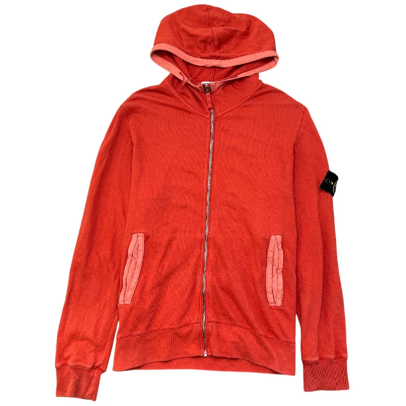 Weekend Discounts to Celebrate Men's Applique Logo Hoodie Orange Size XL