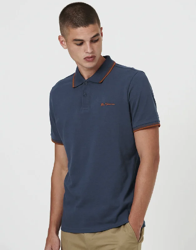 Weekend Savings Bonanza Ben Sherman Signature Blue Denim Polo