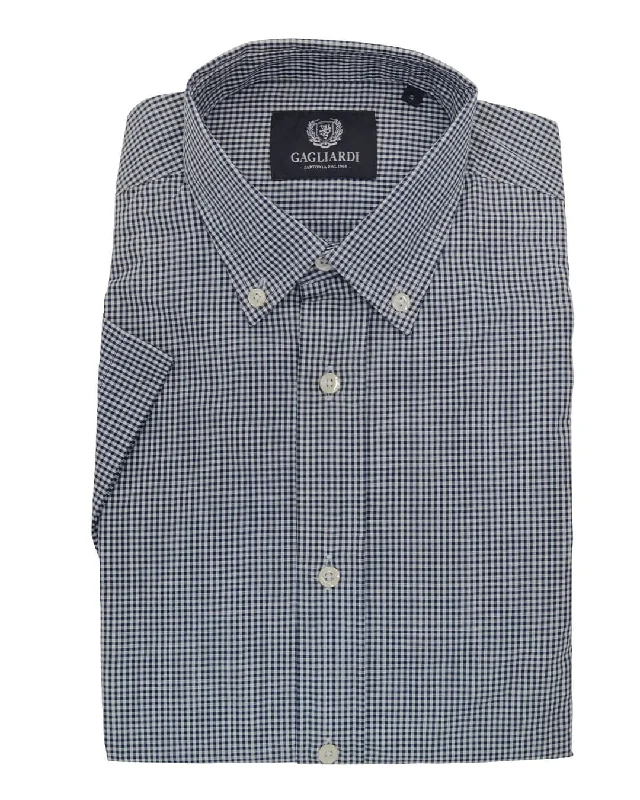 Weekend Specials to Snag Navy Blue Gingham Shirt